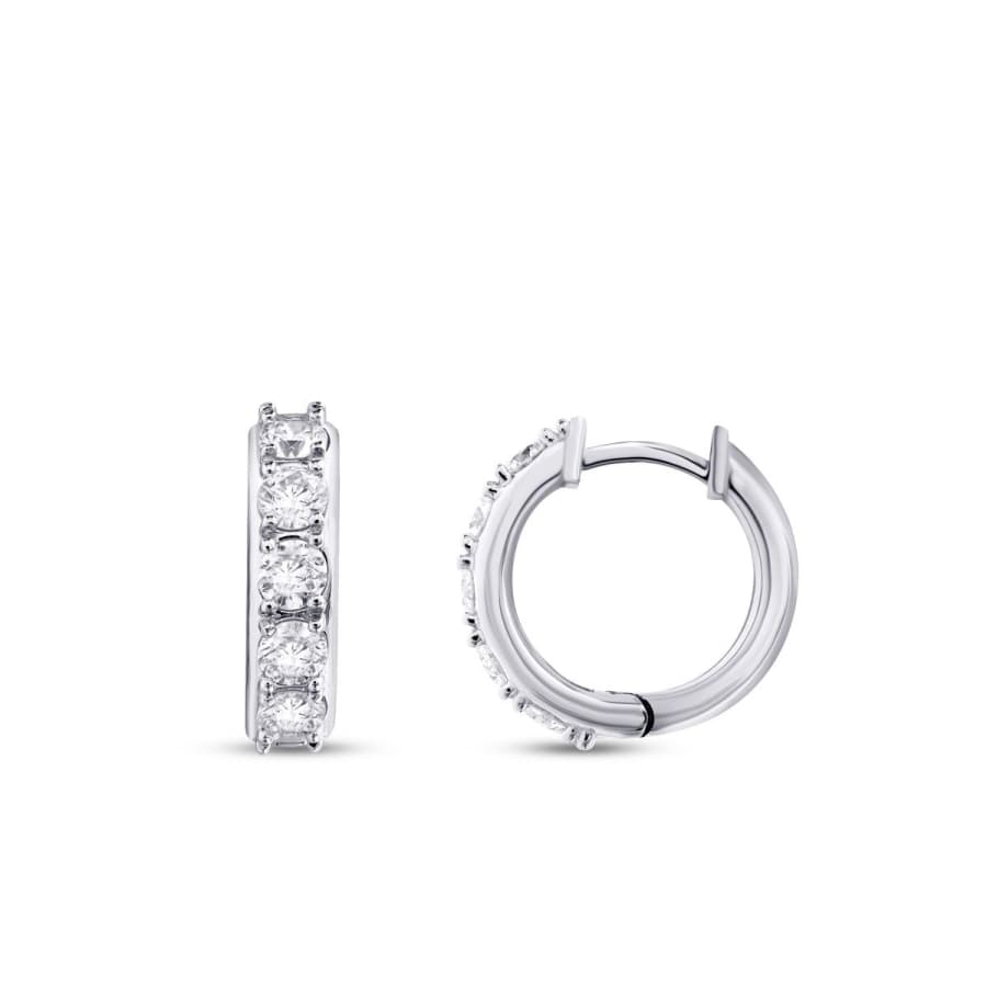 Halka Küpe — 1.00 karat