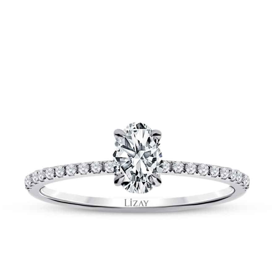 Oval Tektaş Yüzük — 0.58 karat