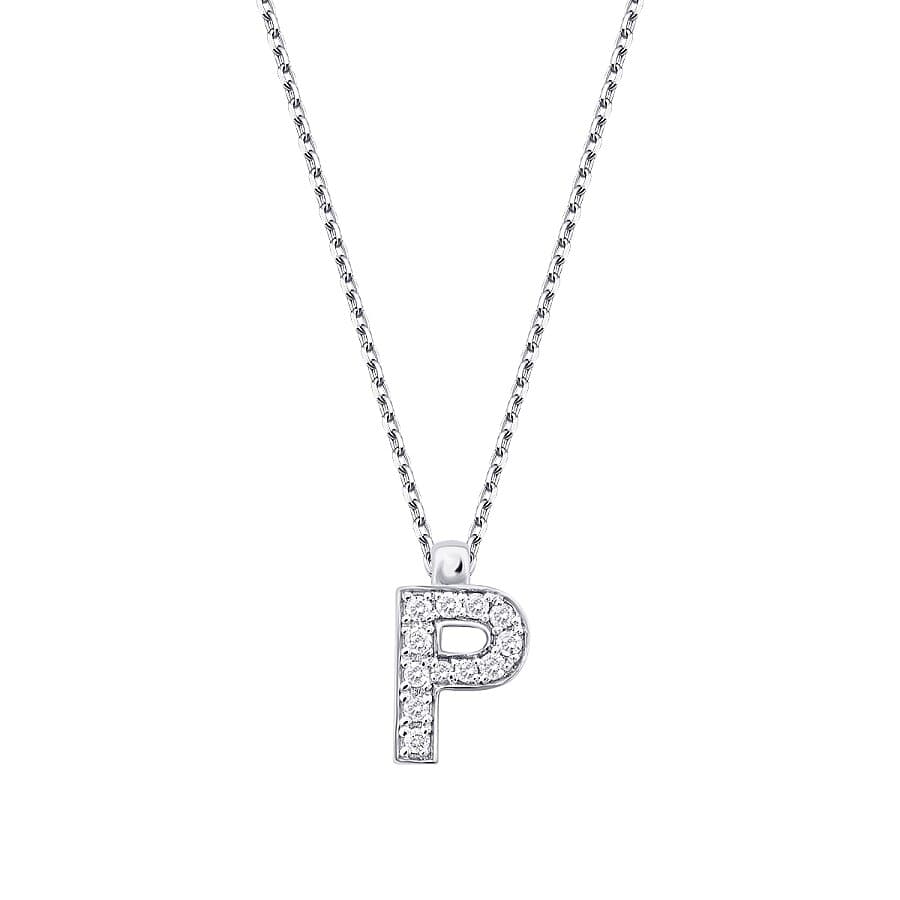 P Harf Kolye — 0.06 karat