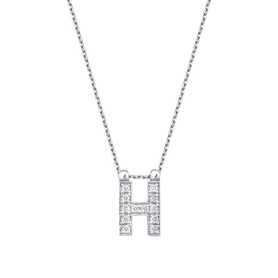 H Harf Kolye — 0.06 karat