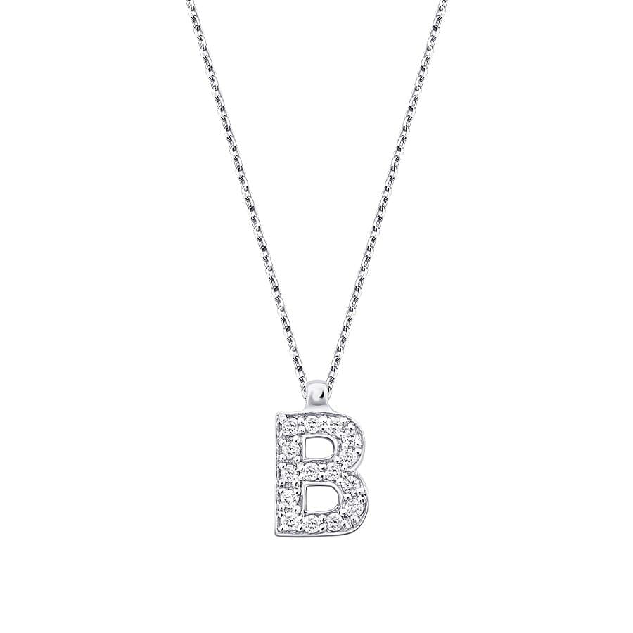 B Harf Kolye — 0.08 karat