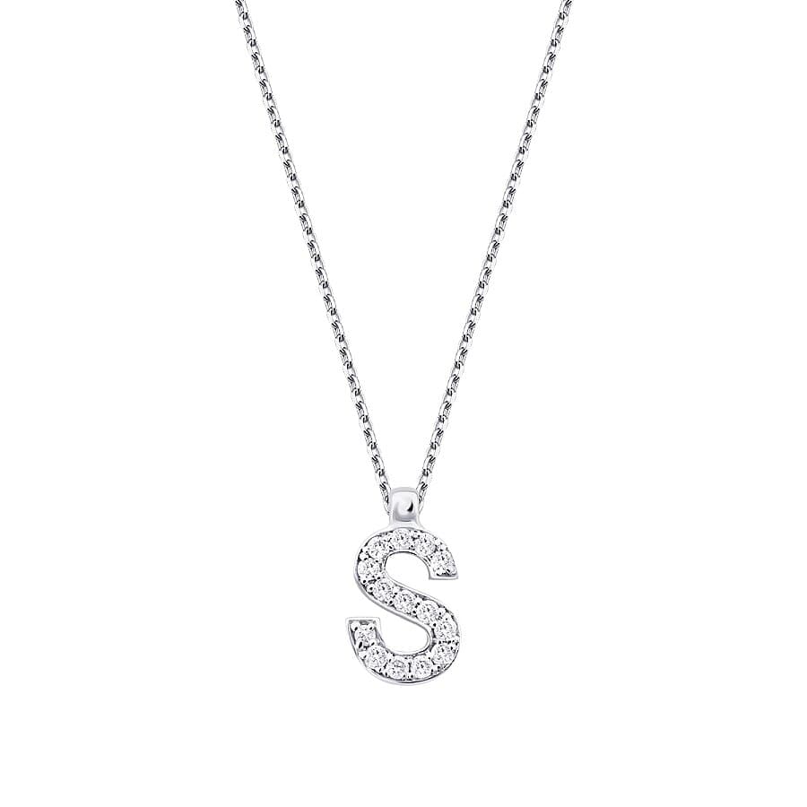 S Harf Kolye — 0.08 karat