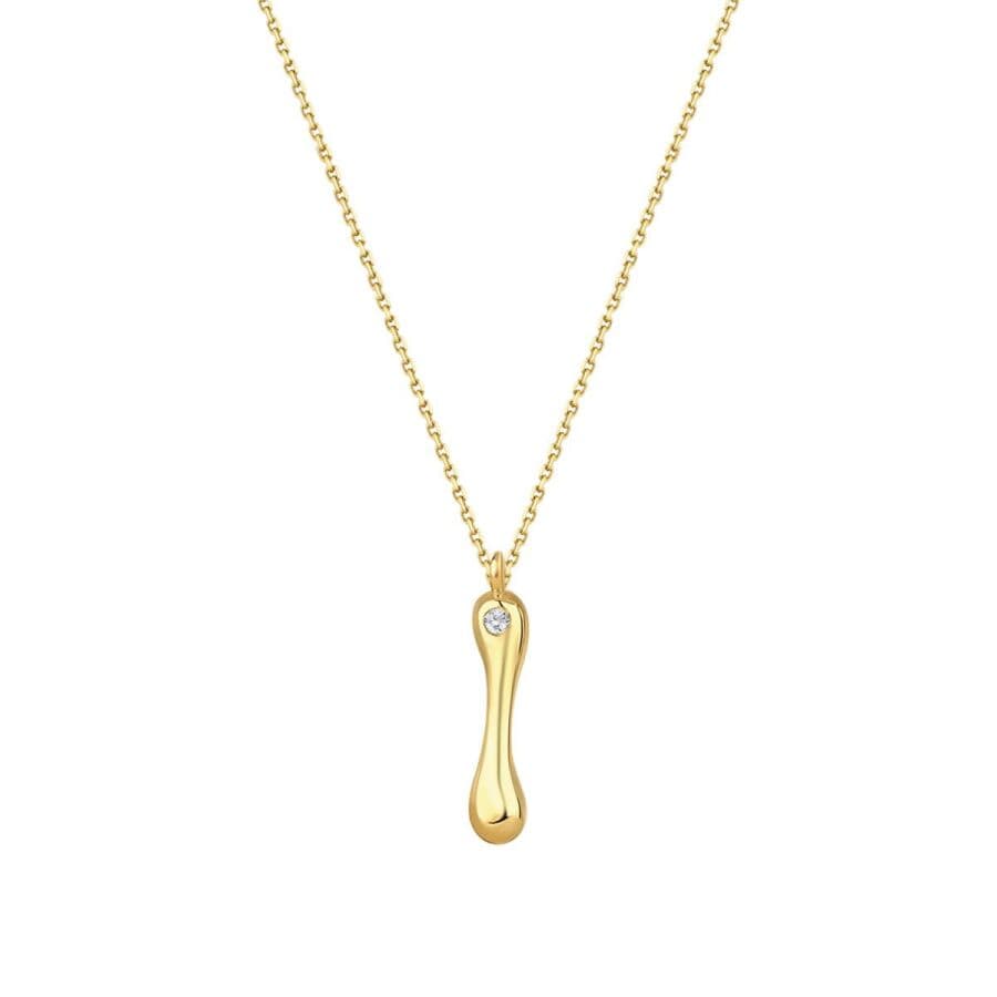 I Harf Kolye — 0.02 karat