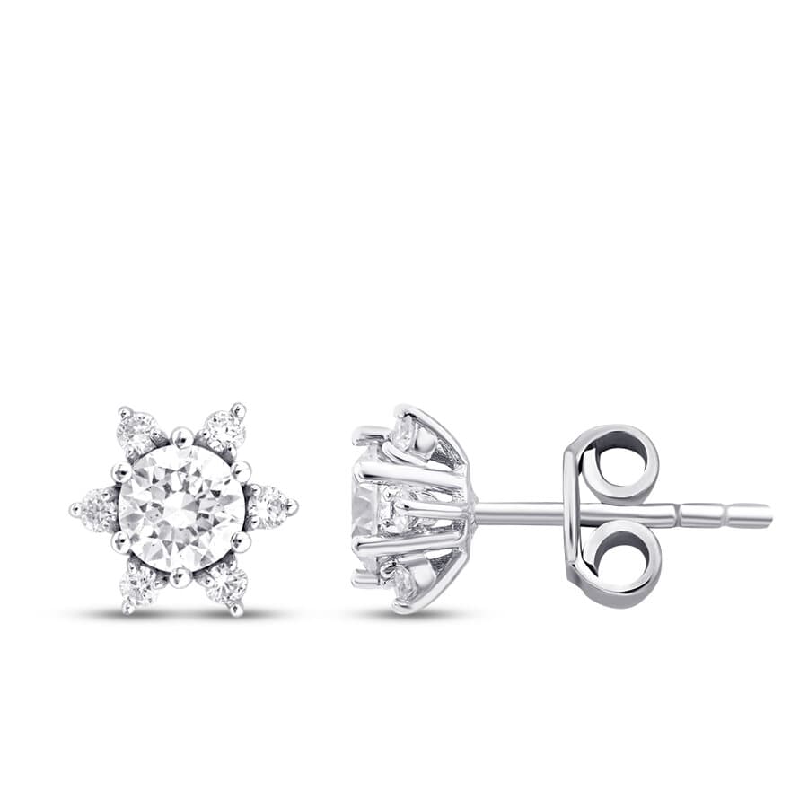 Lotus Küpe — 0.57 karat