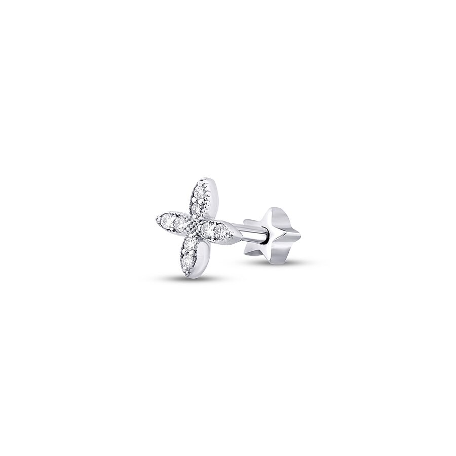 Çiçek Tragus Piercing — görsel 1