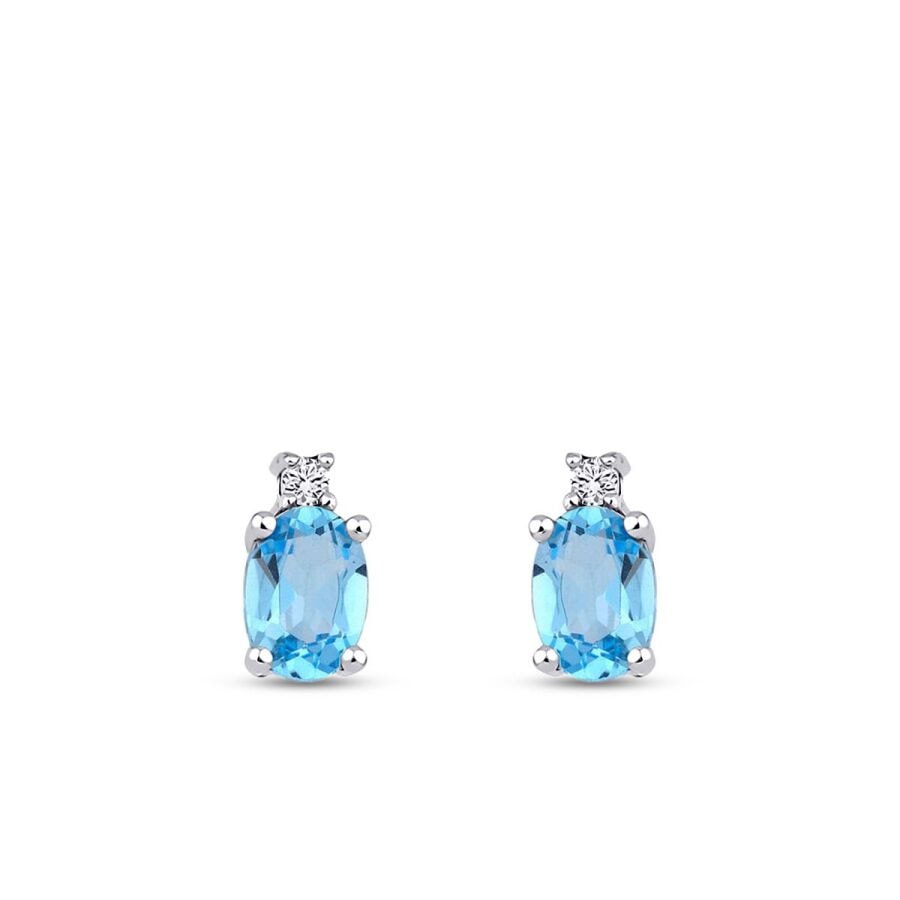 Blue Topaz Küpe — görsel 2