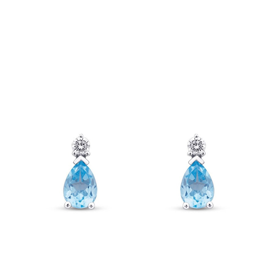Blue Topaz Küpe — görsel 2