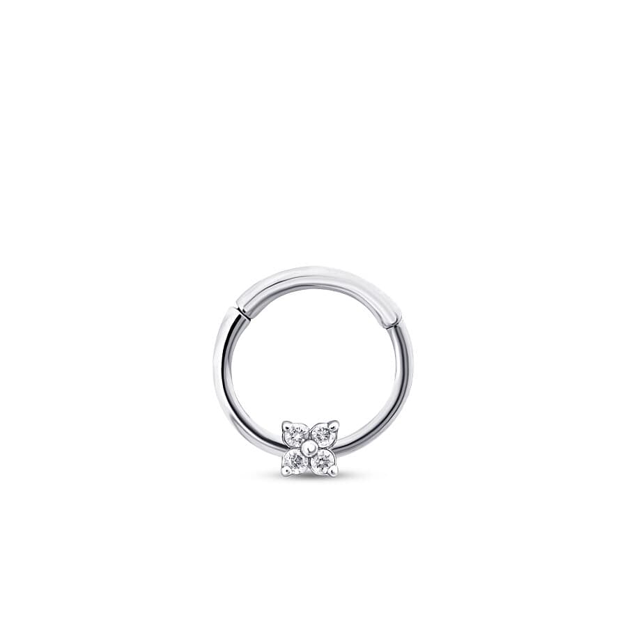 Taşlı Tragus Piercing — 0.03 karat