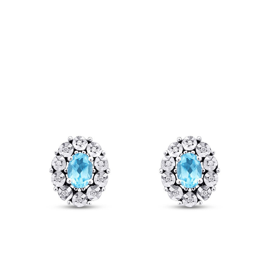 Blue Topaz Küpe — görsel 3